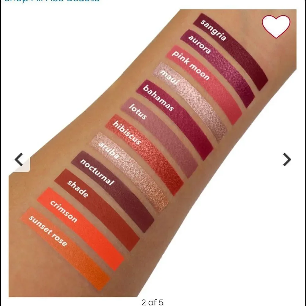 Ace Beaute Scarlet Dusk Eyeshadow Palette gorgeous shades from sunup to sundown